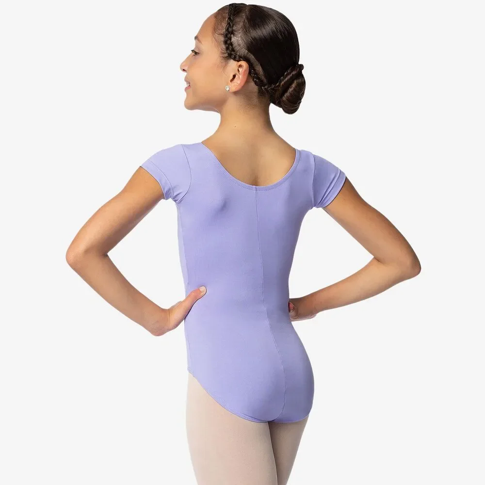 Pre-Owned Dance Leotard So Danca SL13 Int Child 6x-7 Dark Purple Ballet Jazz Ta
